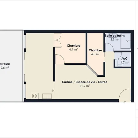20 M De La Plage, Pour 4, Terrasse Сент-Илер-де-Рье
