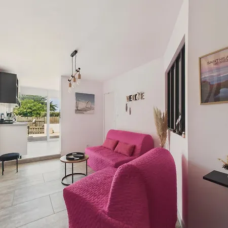 Appartement 20 M De La Plage, Pour 4, Terrasse *